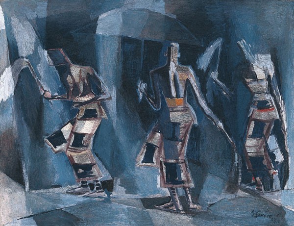 Sekoto_DancingSenegaleseFigures1967