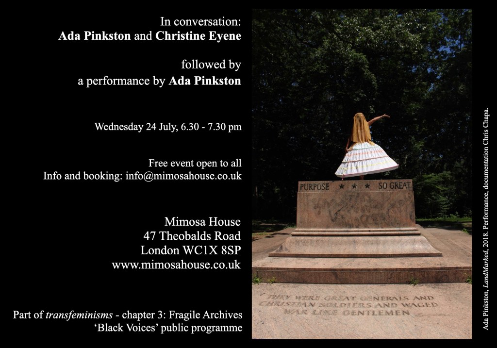 Ada Pinkston and Christine Eyene in&nbsp;conversation