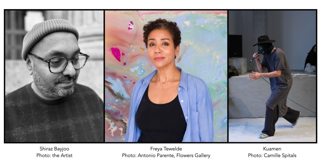 Talk and Performance: SHIRAZ BAYJOO . FREYA TEWELDE . KUAMEN